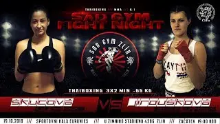 SAD GYM FIGHT NIGHT 2018  SKUCOVA VS JIROUSKOVA