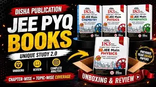 🎁 Disha Errorless Jee Main Maths Chapter wise Topic wise  PYQ Book Unboxing & Review 💯