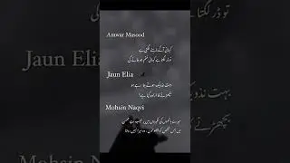 John Elia Poetry 🥺🥀 #urdushayeri #poetryurdu #quotes #sad #viral #shorts