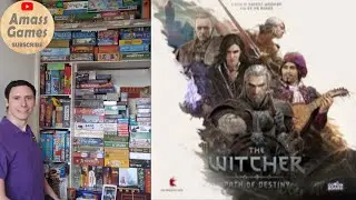 How to play The Witcher: Path of Destiny board game review setup AmassGames video games influencer