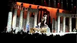Strongman Zydrunas Savickas in the Timber Walk at 2012 Arnold Classic