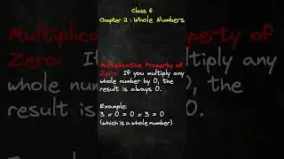7. Maths Shorts: Class 6 | Chapter 2 | Whole numbers