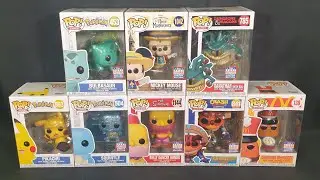 Unboxing: 7 2021 Funkon Virtual Summer Convention Limited Edition Funko Pop Vinyl Figures