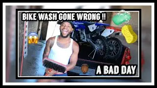 WHEN WASHING YOUR DIRT BIKE GOES WRONG!!!
