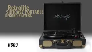 Retrolife | My Suitcase Portable Record Player Combines Vintage Style and Great Sound Quality