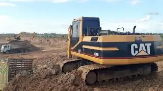 หล่อจัด CAT320B ระบบเต็ม 32000 ชม. ยังเปรี๊ยะ เล่นบ่อ 7 แสนคิว ดั้มแรง excavator EP.7173