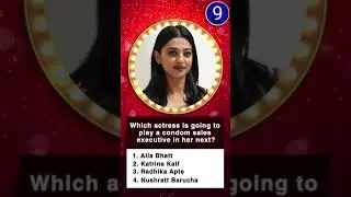 Which Actress is going to play a Condom Sales Executive in her next Movie?