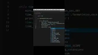 Python Program to create countdown timer in 60 Secs #shorts #shortsfeed #codersarts