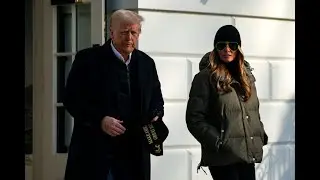 Live: Trump tours LA fire damage