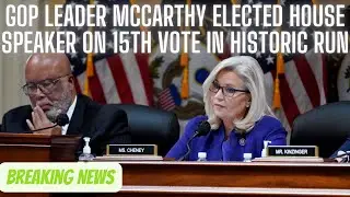 GOP leader McCarthy elected House Speaker on 15th vote in historic run #usnews #currentaffairs