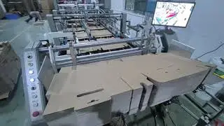 XS-1200 Carton Folder Gluing Machine &ndash; High-Efficiency & Stable Production of Corrugated Lock Bottom