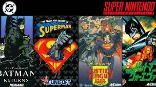 DC Superheroes Games for SNES (Super Famicom)