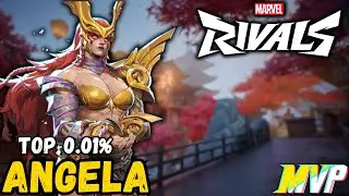 🤯TOP 0.01% ANGELA! MEATROCKET8 MVP Gameplay | Marvel Rivals Season 4.5