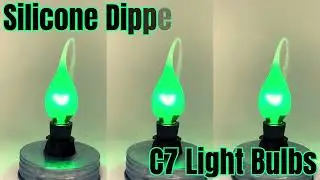 Silicone Dipped C7 Light Bulbs