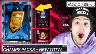 OPENING 2 VICTORY CHAMPS PACKS + INSANE TOTW I NHL 26 HUT