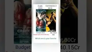 upcoming Crakk flim vs commando 3 flim box office collection # #movie  #boxoffice
