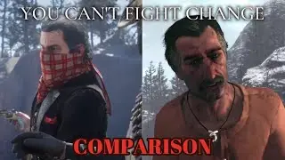 Red Dead Redemption 2 Dutch You Can't Fight Change Comparison
