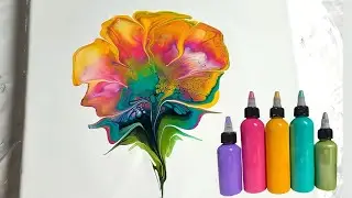 95. GORGEOUS BLOOPER in Fluid Art | Acrylic Paint Pouring
