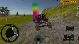 💥🚚 Indian mountain heavy cargo loaded car offroad truck driving simulator Driving games 2024