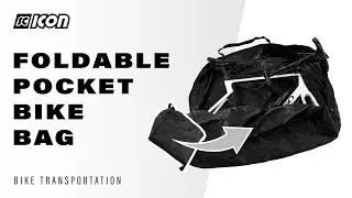 FOLDABLE POCKET BIKE BAG | The solution to transporting your bike by car or train.