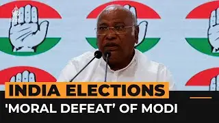 &lsquo;Political and moral defeat&rsquo; for Modi says India&rsquo;s Congress party | AJ #Shorts