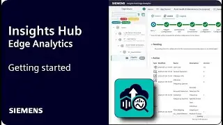Insights Hub Edge Analytics - Getting started