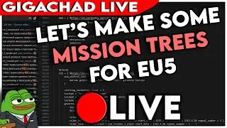 Learn How to Mod EU5! Making Missions | New PC, New Me | Finally Streaming Again