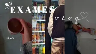 exames vlog📚🗑️مذكرات طالبة ثانوية 🎧✨