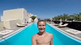 Back flop in slow motion with a gopro