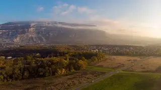 Autumn Sunset: Veyrier, Gen&egrave;ve, Switzerland