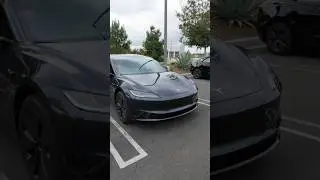 Meet the new stealth gray on the Tesla model 3￼