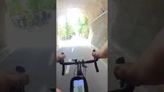 Longest tunnel and cave on &Scaron;trekna bike path,  Mislinja-Velenje, Slovenia 🚴🚴&zwj;♀️
