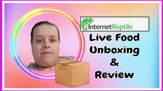 Internet Reptile live food unboxing and Review