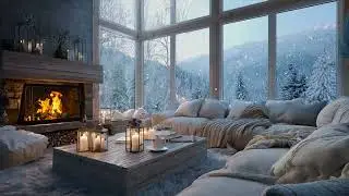 Winter Sound Settling Gently Indoors ☕ Letting Cold Hours Feel Soft and Unforced Inside