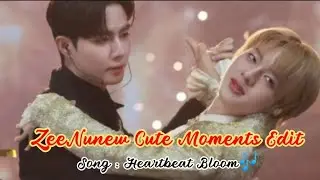 Zee Nunew Cute Moments Heartbloom 🎵🥰❤#zeenunew #thailand #dmd  #series#blseries #couple #gmmtv#nunew
