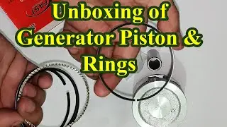 Unboxing of Generator Piston and Piston Rings.#euro #engine #pakistanautos #viral #youtubeshorts