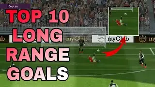 Top 10 Long Range Goals in Pes Mobile 2021 | PES 2021