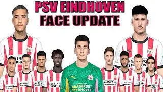 PES 2018:PSV EINDHOVEN FACEPACK UPDATE #proevolutionsoccer2018 #pcgames #newfacepack