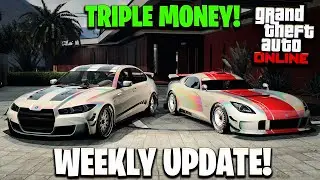 NEW Bonuses In GTA Online, TRIPLE & DOUBLE Money, NEW Livery & MORE!