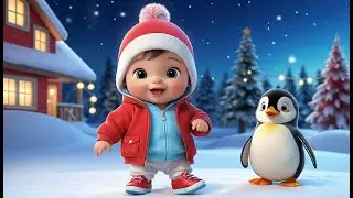 Penguin New Year Snowy Song | Fun Action & Learning Video for Toddlers