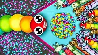 SNAKE IO🐍 KING RAINBOW 🌈 SNAKE 🐍 VS 1000 PRO GIANT SNAKES 🐍 EPIC SNAKEIO GAMEPLAY #snakegame #games 