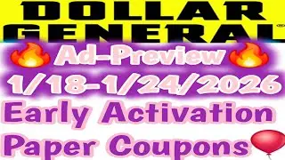 1/18-1/24/2026 🎈Dollar General Ad-Preview this Week #dollargeneral #couponing #earlyaccess 