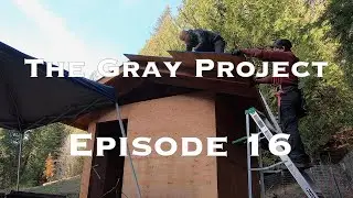 Ep 16 - More roof sheathing and felt paper install