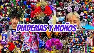 D&iacute;a de Muertos y Halloween en CDMX: Diademas y Mo&ntilde;os &Uacute;NICOS Cerca del Z&oacute;calo 💀🎃 #novedadeslupita 