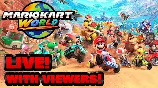 🔴 Mario Kart World live with viewers!