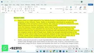 Excel Module 8 SAM End of Module Project 1 | NP_EX19_EOM8-1 | Four Winds Energy | FourWindsEnergy