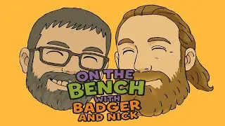 On the bench with Badger Nick & 80s and 90s Retro Collector 