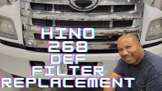Замена фильтра DEF на Hino 2017 года