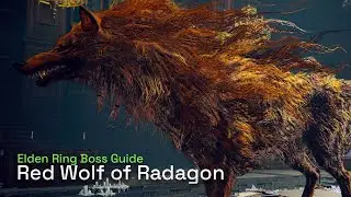 How To Defeat Red Wolf of Radagon - Elden Ring Boss Gameplay Guide