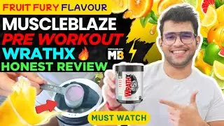 MuscleBlaze WrathX (Fruit Fury): Worth Your Money in 2025? 💸 | Honest Pre-Workout Review #gym 